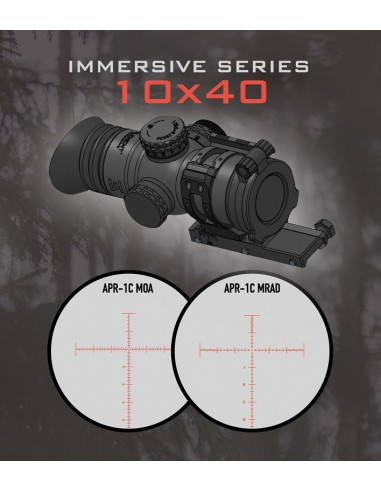 Immersive series 10x40 MRAD