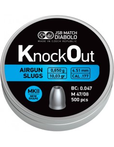 JSB KnockOut Slugs .177 MK2