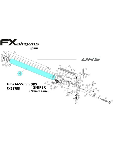 Tube 665.5mm DRS Sniper