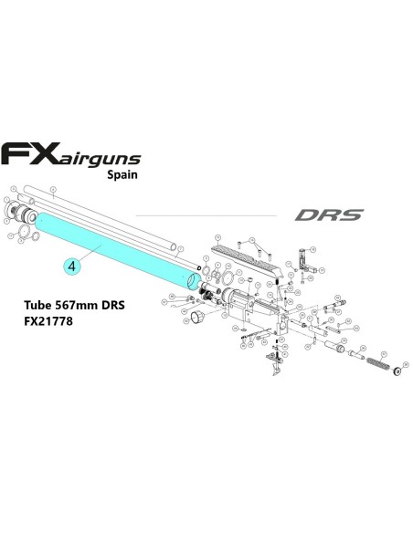 Tubo 567mm DRS