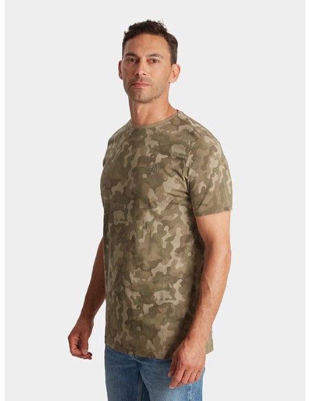 Camiseta SA green camo