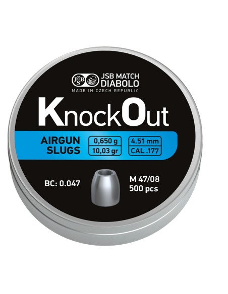 JSB KO SLUGS 4.5 500ud