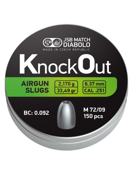 JSB KO-SLUG 6.35 150ud