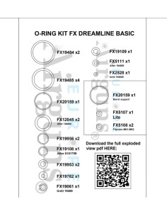 O-ring Kit Fx Dreamline Basic 2